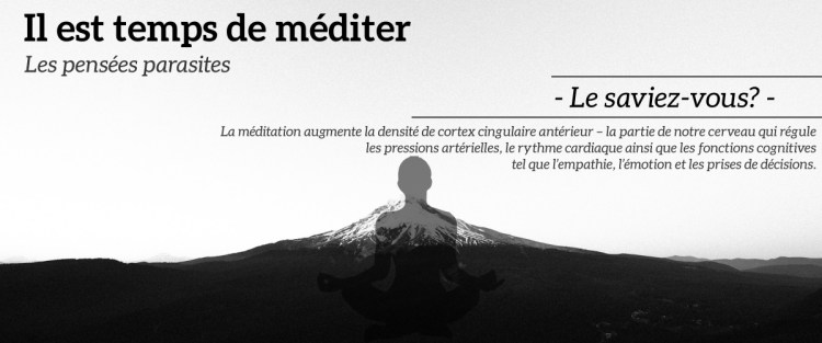 Comment gérer les pensées parasites durant méditation